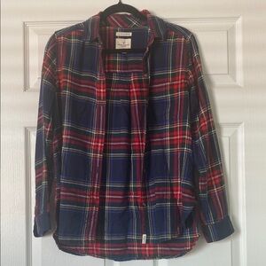 AE Cozy Plaid Button Up